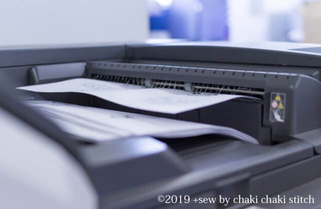 スマホで型紙ダウンロード＆コンビニ印刷について